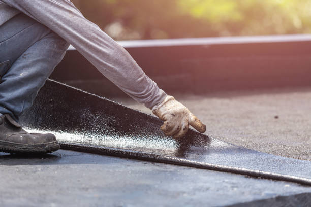 Professional Waterproofing technician working in Upland, PA